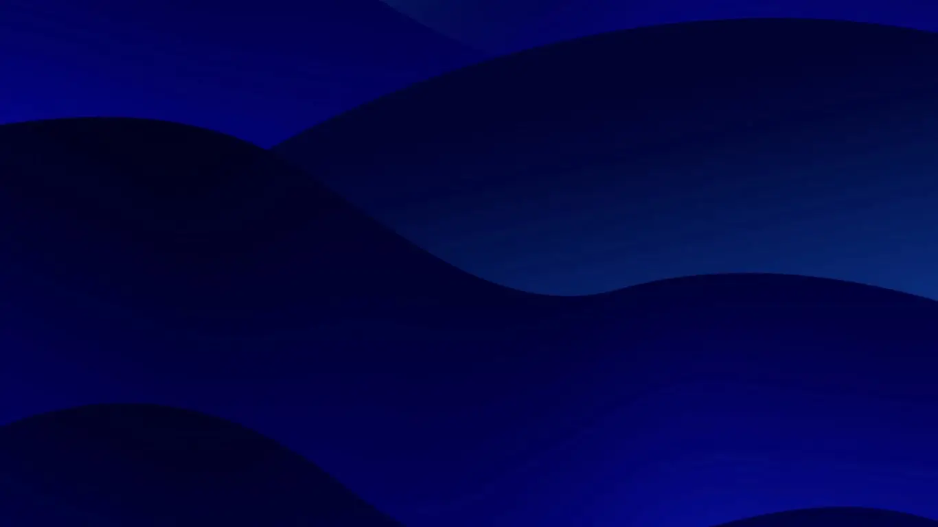 Escuro: Ondas azuis escuras e discretas